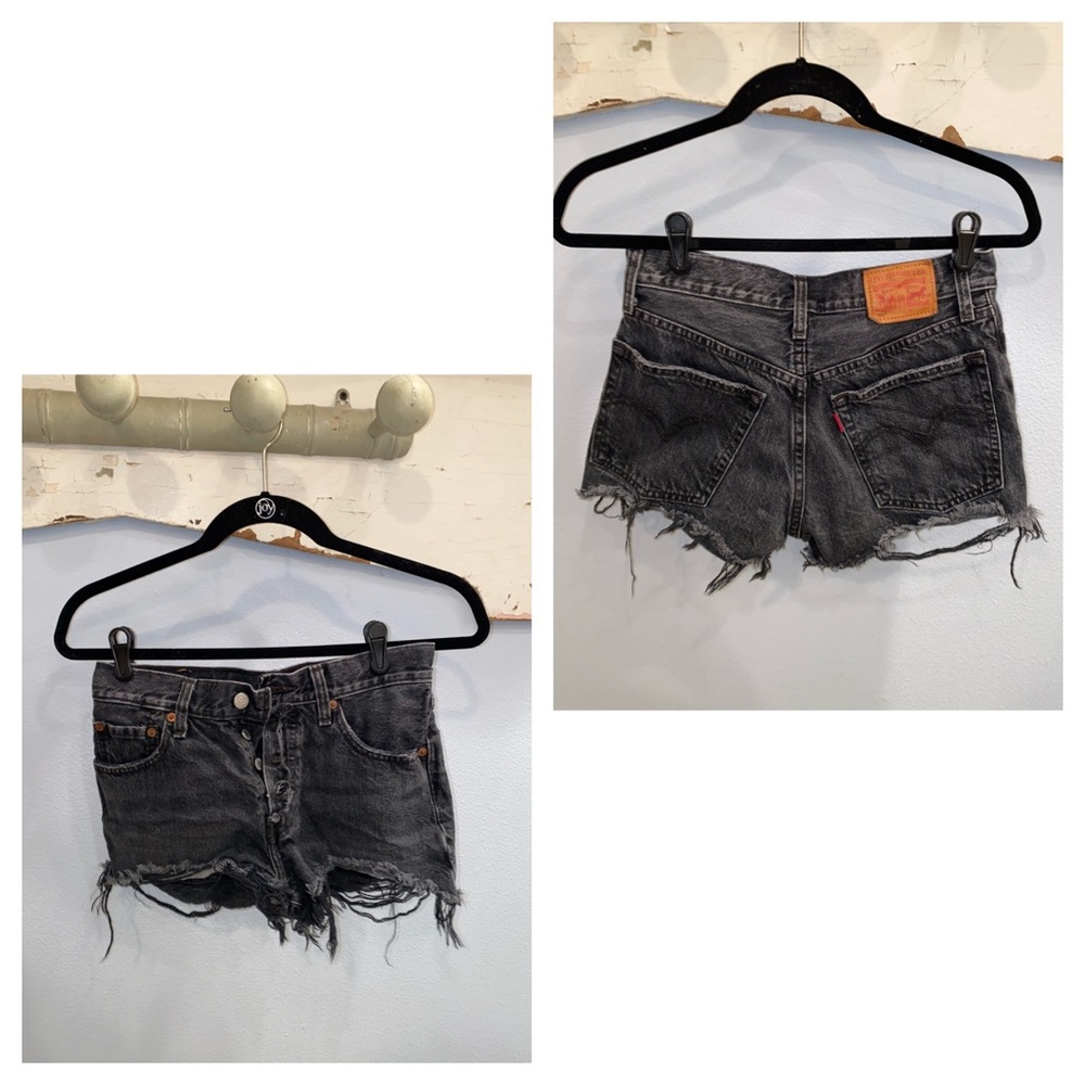 Urban outfitters black jean shorts